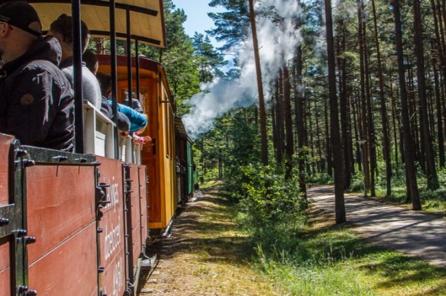 Mazbānītis, the narrow-gauge railway in Ventspils