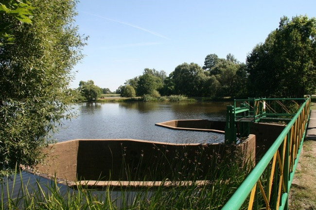 Ezere lake watermill locks
